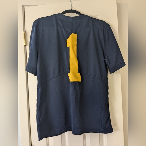 Blue and Yellow number 1 Jersey. Size M - Picture 2 of 3